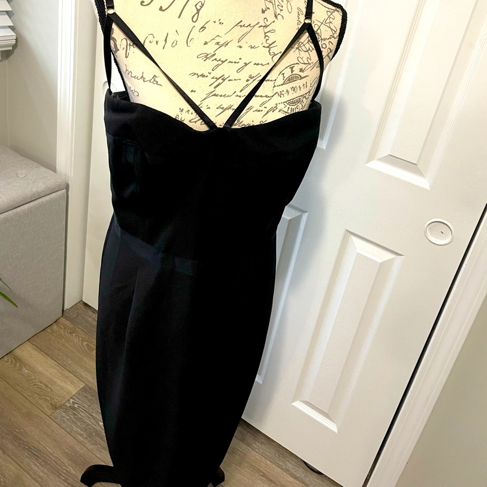 Strappy black dress